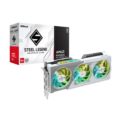PLACA ASROCK RADEON RX9060XT STEEL LEGEND 16GB OC